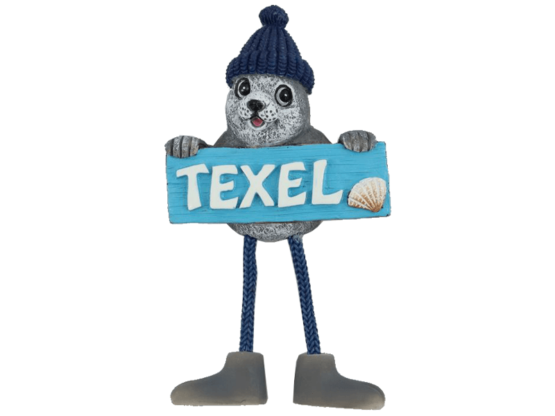 Komische zeehond magneet TEXEL